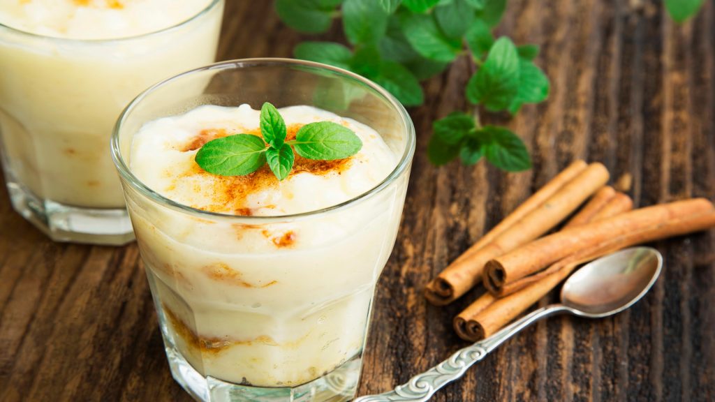 Creamy Nutmeg Rice Pudding